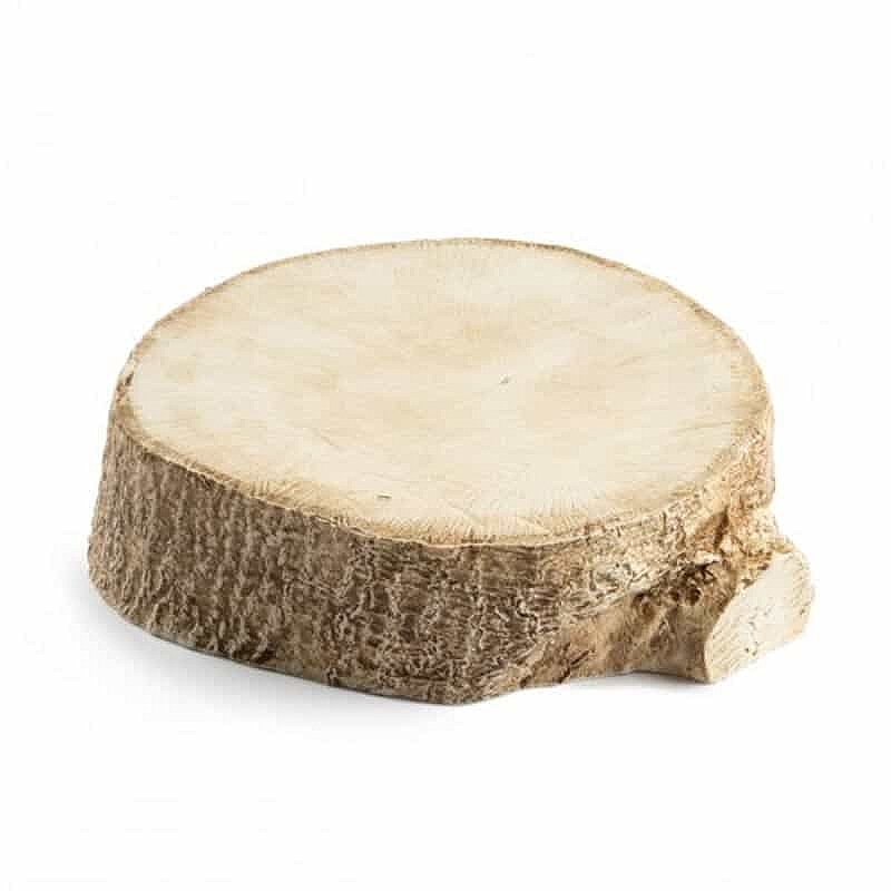 100% Chef Ağaç Gövdesi Porselen Sunum Tabağı, Gastronomi Sunum, 23x7 cm - %100 Chef (1)