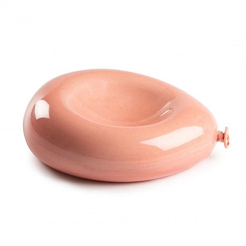 100% Chef Balon Porselen Sunum Tabağı, Modern Tasarım, 23x20x7 cm - %100 Chef