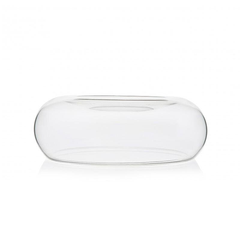 100% Chef Çift Taraflı Cam Sunum Tabağı, Özel Tasarım, 22x9 cm - %100 Chef (1)
