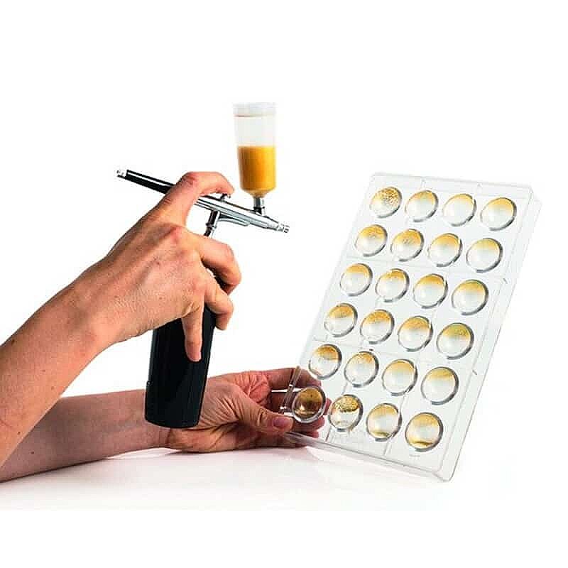 100% Chef Deko Spray Şarjlı Mini Gıda Dekorasyon Airbrush Tabancası, Profesyonel Kullanım - 3