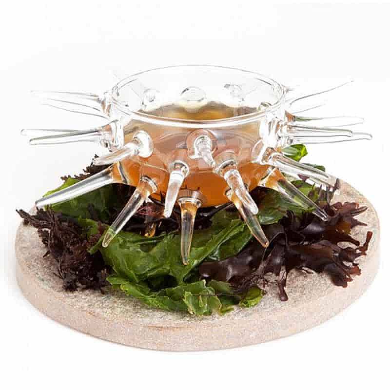 100% Chef Deniz Kestanesi Cam Sunum Kasesi, Özel Tasarım, 125 ml - 3