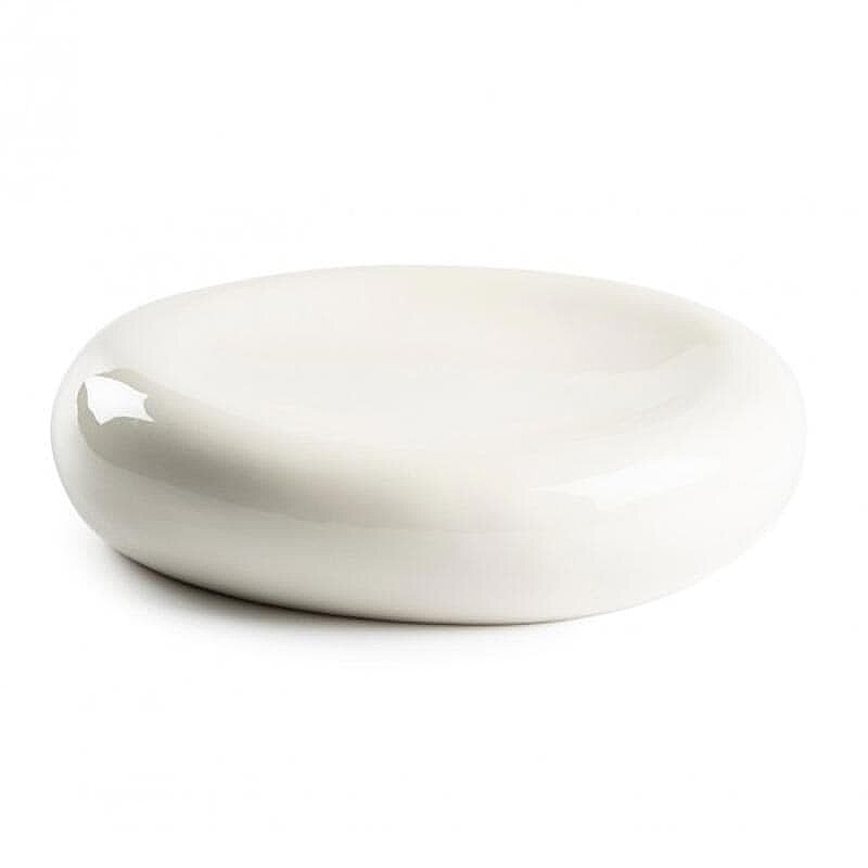 100% Chef Dune Porselen Sunum Tabağı, Özel Tasarım, Mat, 27x7 cm, Beyaz - %100 Chef (1)