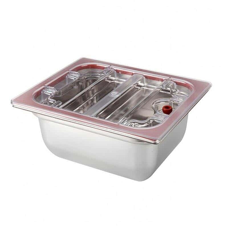 100% Chef GN 1/2-150 mm Gastronorm Küvet, 5.6 Lt. - %100 Chef