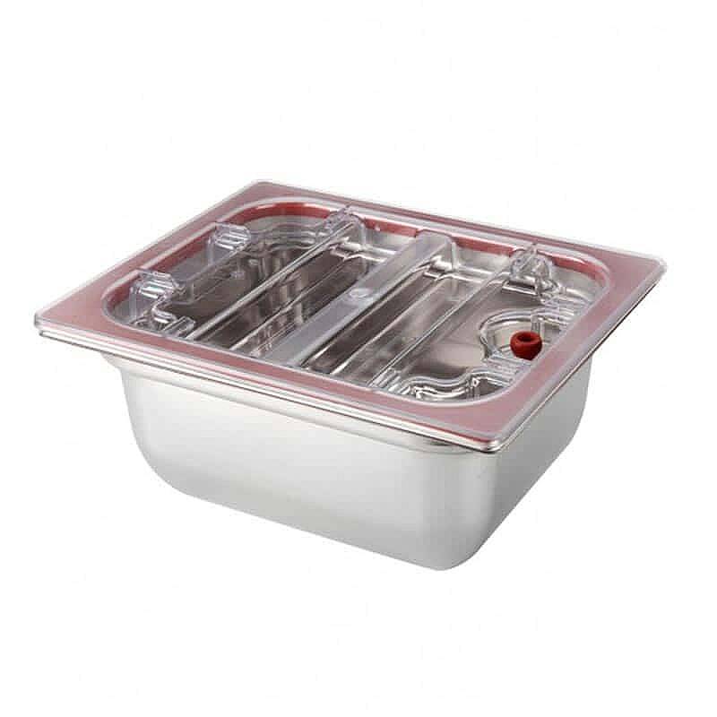 100% Chef GN 1/2-150 mm Gastronorm Küvet, 5.6 Lt. - 1