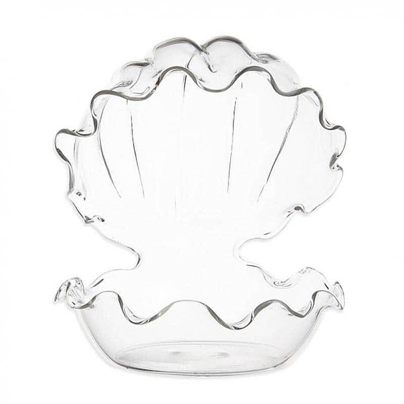 100% Chef İstiridye Cam Sunum Kasesi, El Yapımı, 12x13 cm - 1