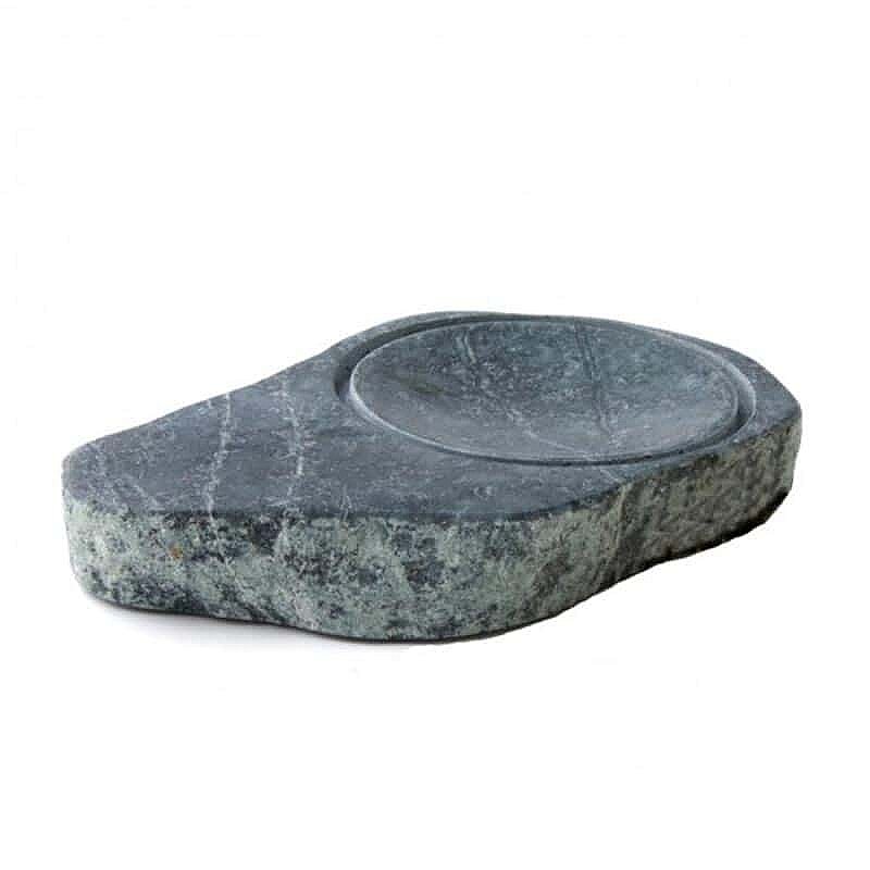 100% Chef Kapaklı Faraon Mermer Sunum Tabağı, Profesyonel, 15x17 cm - %100 Chef