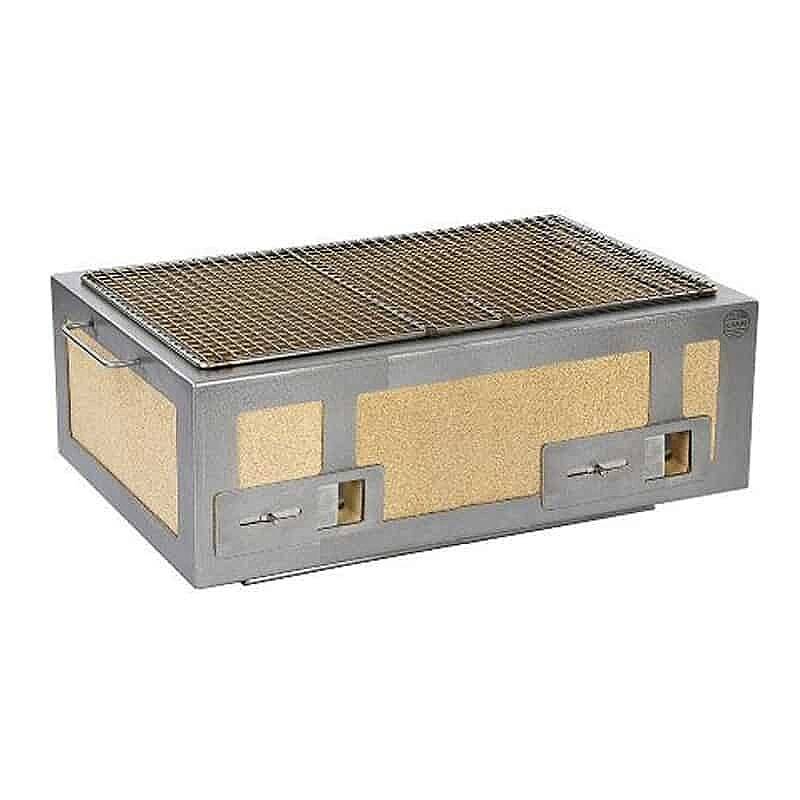 100% Chef Kasai XL Profesyonel Japon Izgarası, Profesyonel Kullanım, 92x35x21 cm - 1