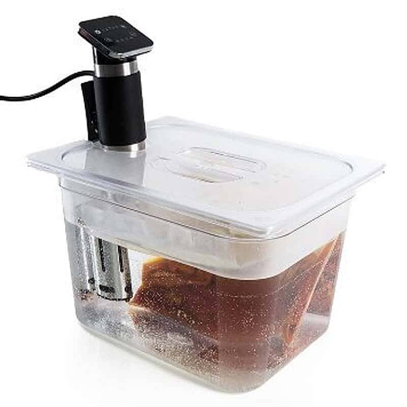 100% Chef Noonie GN 1/2 Kapaklı Polikarbonat Sous Vide Küveti, Kolay Kullanım, 15 Lt. - 3