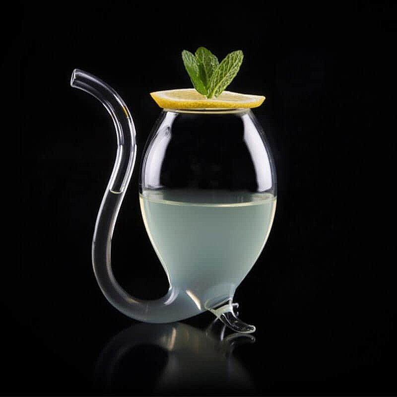 100% Chef Pipetli Cam Kedi Bardağı, Modern Tasarım, 170 ml - %100 Chef (1)