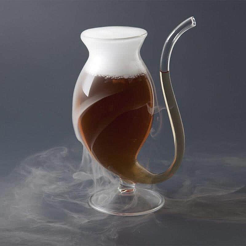 100% Chef Pipetli Cam Kedi Bardağı, Özel Tasarım, 350 ml - %100 Chef (1)