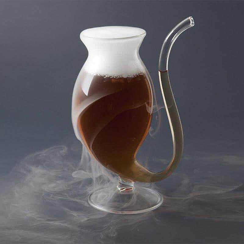 100% Chef Pipetli Cam Kedi Bardağı, Özel Tasarım, 350 ml - 2