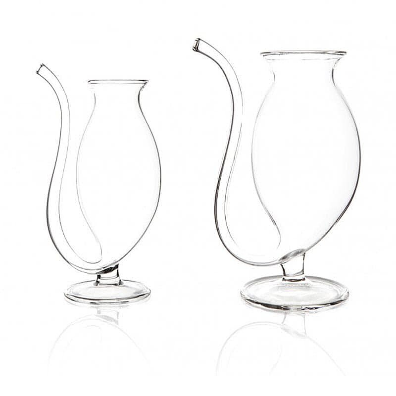100% Chef Pipetli Cam Kedi Bardağı, Özel Tasarım, 350 ml - %100 Chef