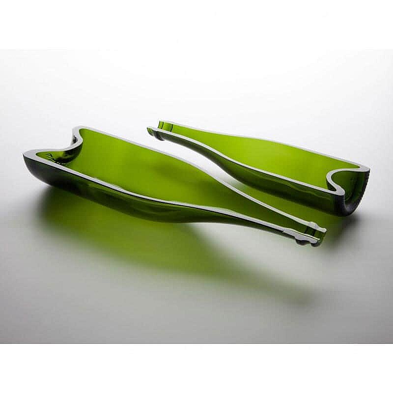 100% Chef Şampanya Şişesi Cam Sunum Tabağı, Profesyonel, 250 ml, 6 Adet - %100 Chef