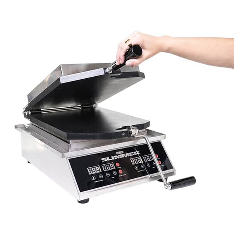100% Chef Slimmer Teflon Kaplamalı Profesyonel Gıda Presleme Makinesi, Paslanmaz Çelik - 2