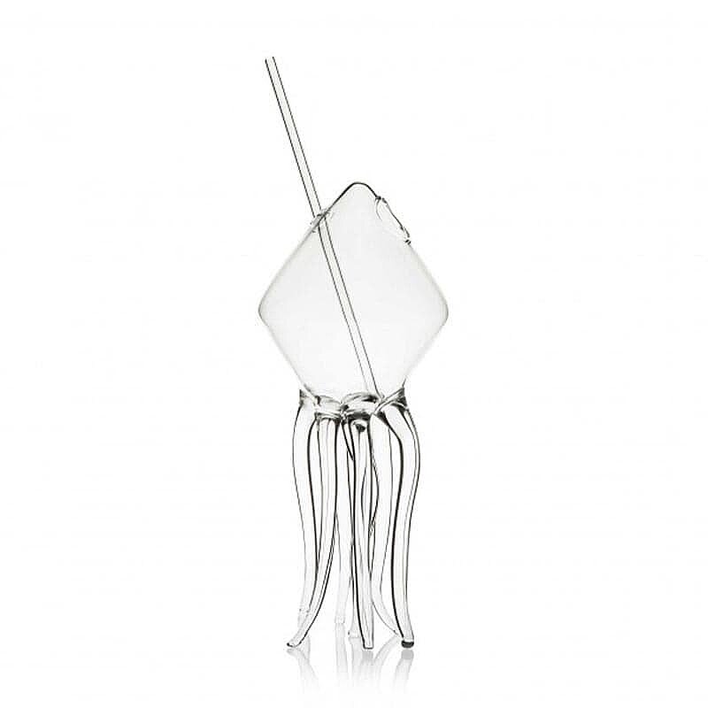 100% Chef Squid Ayaklı Cam Kupa, Özel Tasarım, 280 ml - %100 Chef
