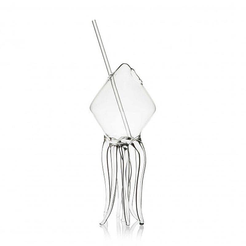 100% Chef Squid Ayaklı Cam Kupa, Özel Tasarım, 280 ml - 1