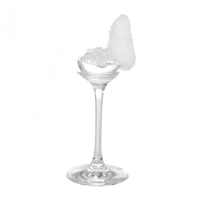 100% Chef Tabalerro Cam Sunum Bardağı, Estetik Tasarım, 4,5x10 cm - %100 Chef