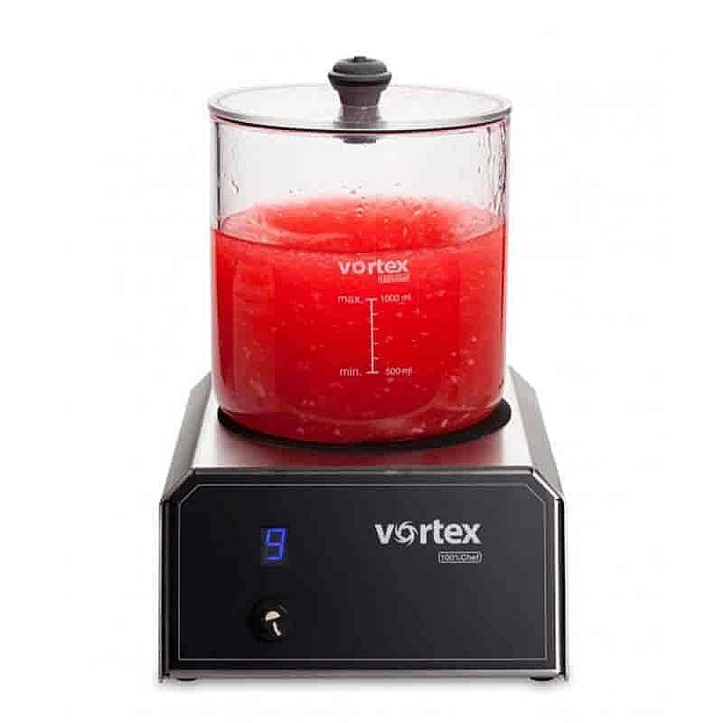 100% Chef Vortex Vakumlu Manyetik Karıştırıcı, Paslanmaz Çelik, 1 Lt. - 3