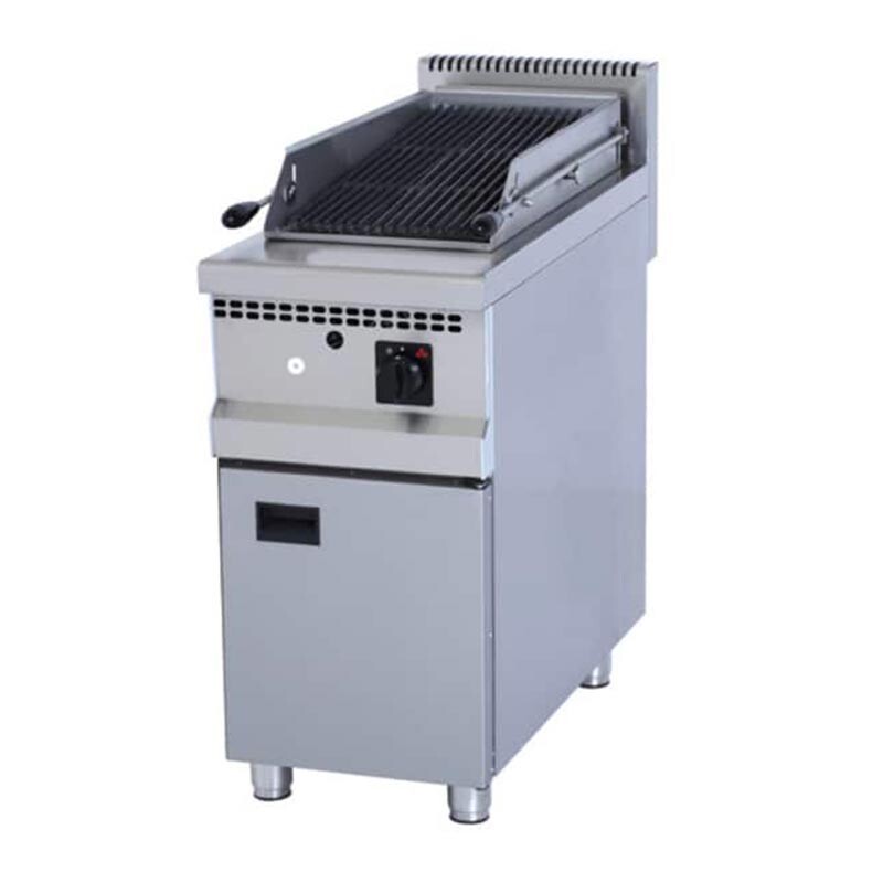 Atalay AAIG-490 900 Seri Dolaplı Su Çekmeceli Döküm Amerikan Izgara, Paslanmaz Çelik, 40x90 cm, Doğalgazlı - Atalay