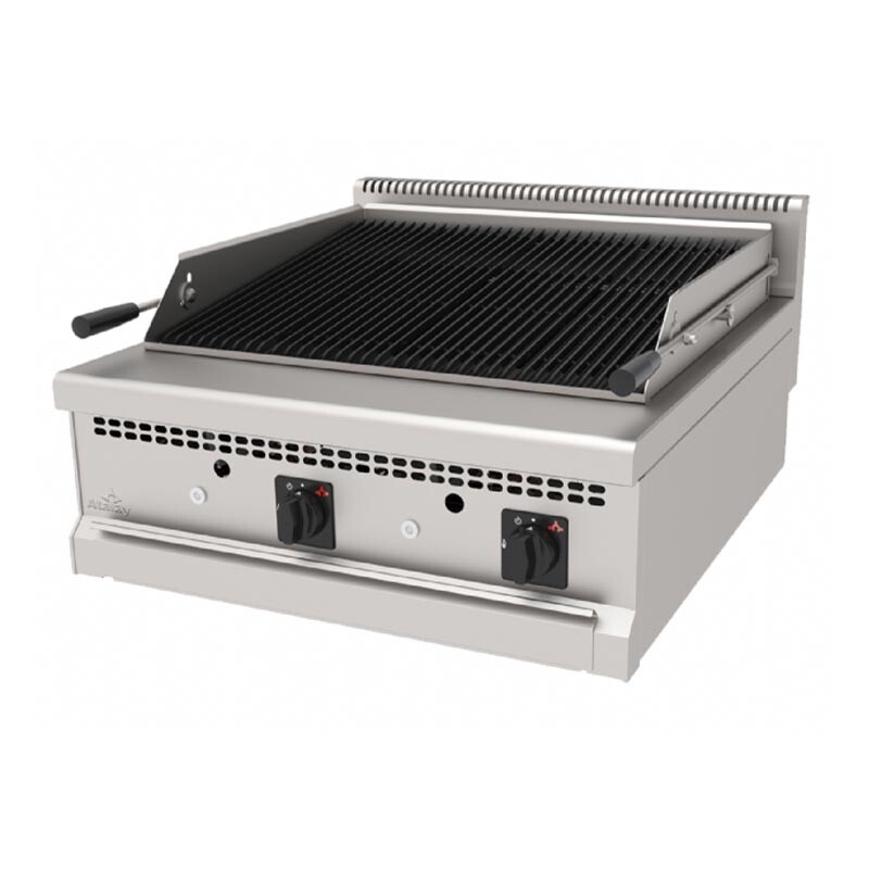 Atalay AAIG-890S 900 Seri Setüstü Döküm Amerikan Izgara, Paslanmaz Çelik, 80x90 cm, Doğalgazlı - Atalay