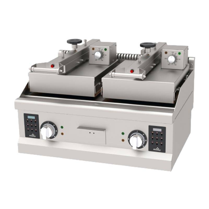 Atalay ACIE-02 S Çiftli Clam Grill Izgara, Paslanmaz Çelik, Elektrikli - 1