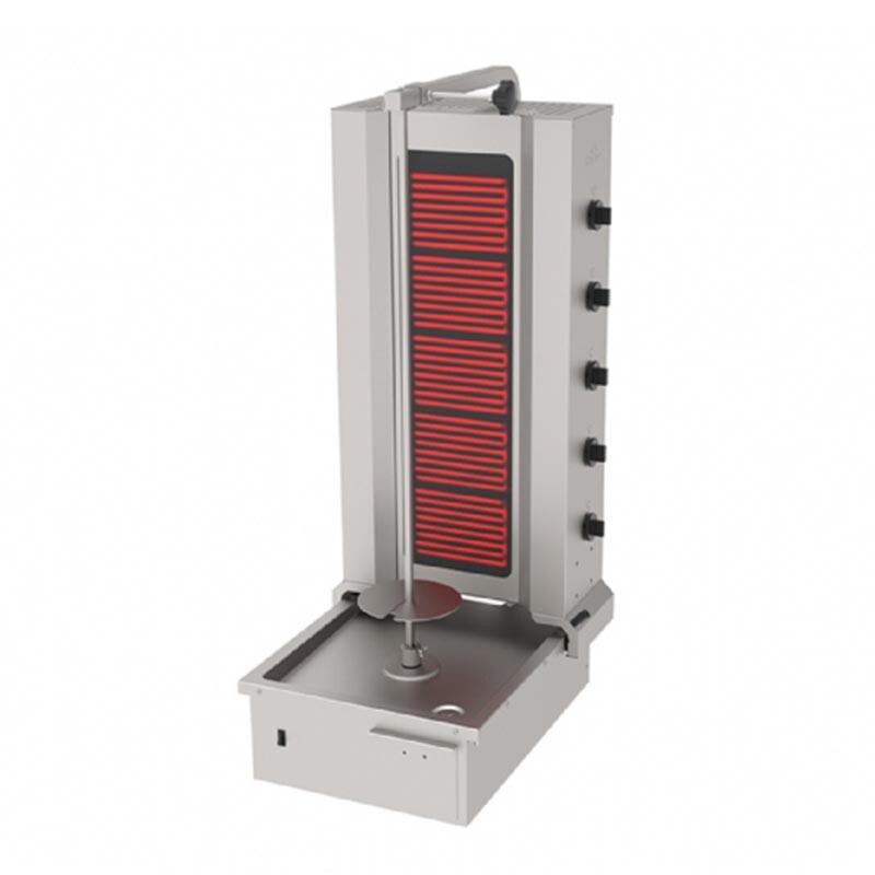 Atalay ADE-5A Alttan Motorlu Hareketli Döner Makinesi, 5 Radyanlı, Seran Camlı, Elektrikli - Atalay