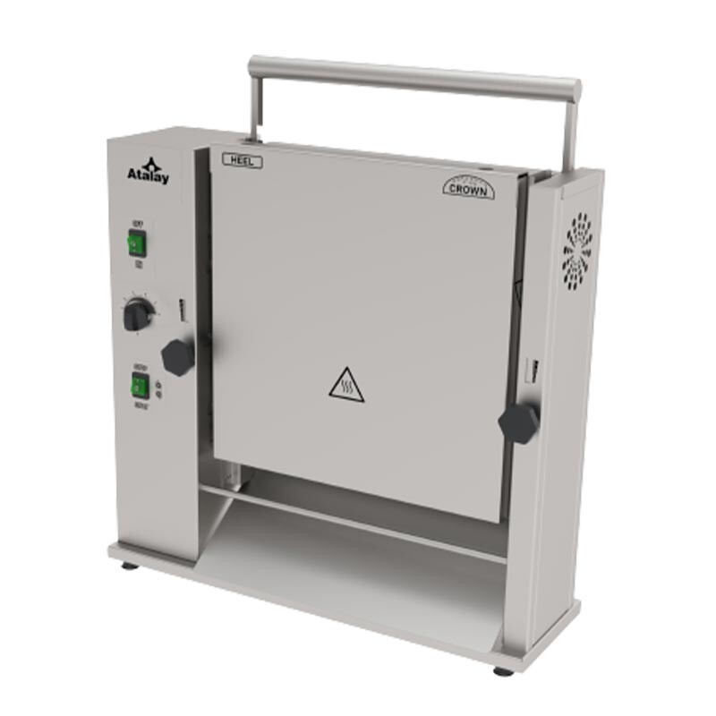 Atalay ADEK-01M Dikey Sabit Hızlı Hamburger Ekmeği Kızartma Makinesi, 650x235x730 mm, Paslanmaz Çelik, Elektrikli - Atalay