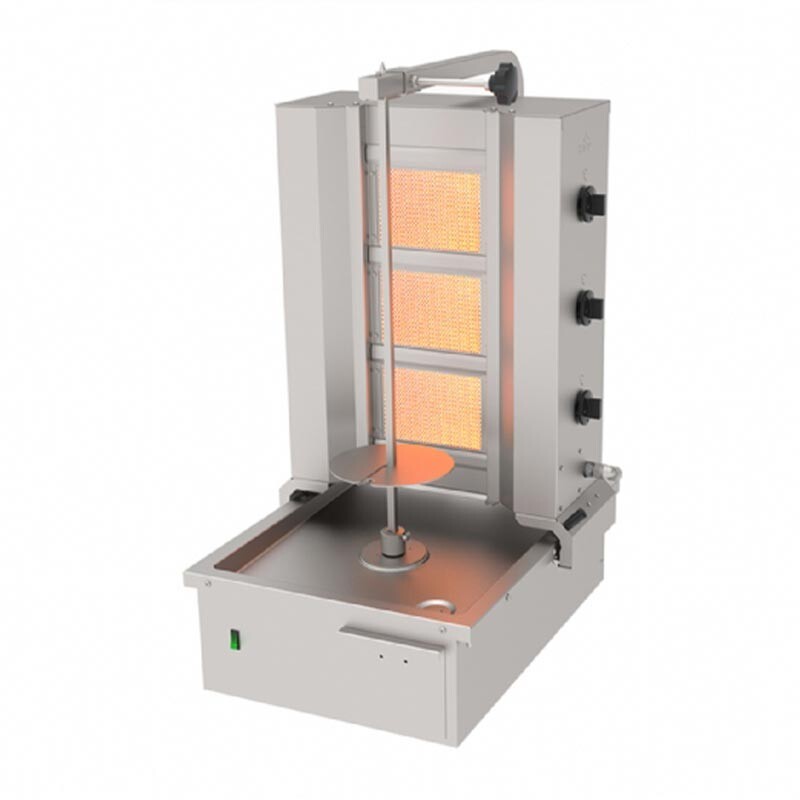 Atalay ADG-3A Alttan Motorlu Hareketli Döner Makinesi, 3 Radyanlı, Emniyet Ventili, Doğalgazlı - Atalay