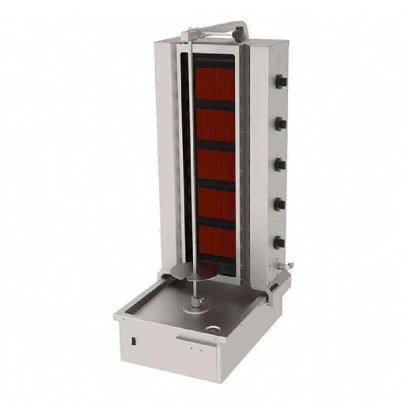 Atalay ADGC-4U Alttan Motorlu Camlı Hareketli Döner Makinesi, 5 Radyanlı, Emniyet Ventili, Doğalgazlı - 1