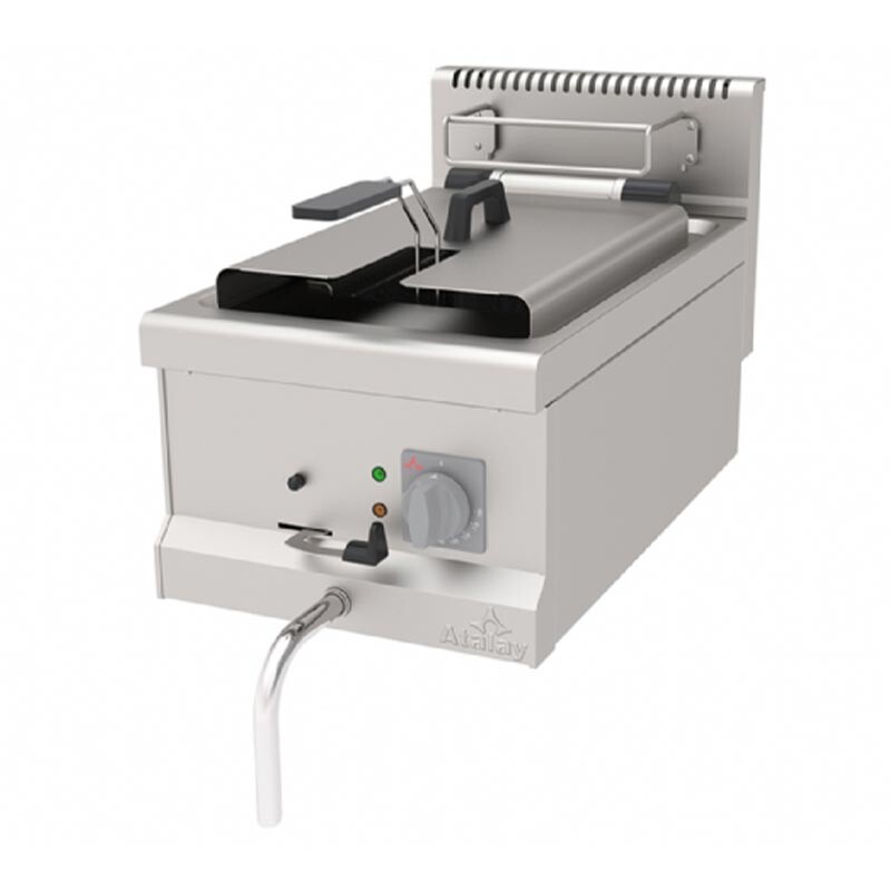 Atalay AEF-470 700 Seri Tek Hazneli Fritöz, 12 Lt, Paslanmaz Çelik, Elektrikli - Atalay