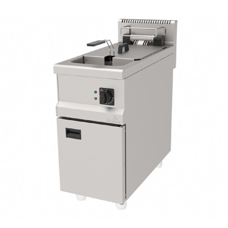 Atalay AEF-490 900 Seri Dolaplı Tek Hazneli Fritöz, 29 Lt, Paslanmaz Çelik, Elektrikli - Atalay