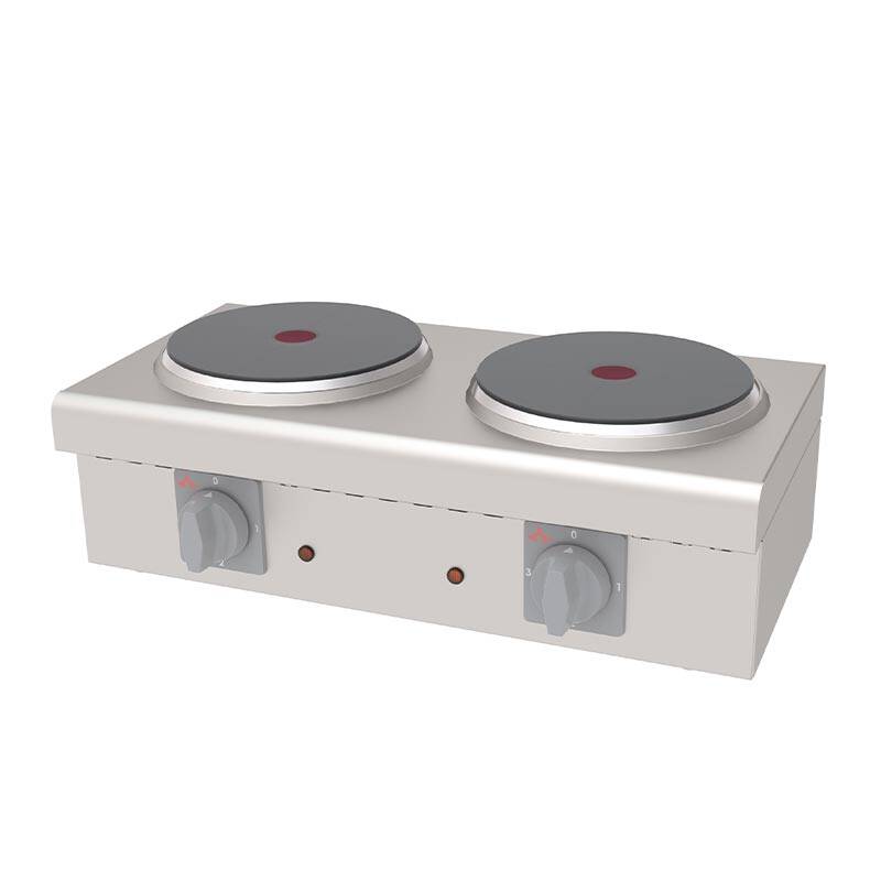 Atalay AEO-02 Set Üstü 2 Pleytli Mini Ocak, 63x36x17 cm, Elektrikli - 1