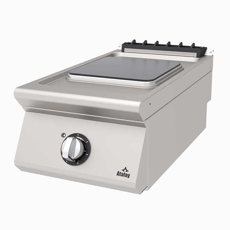 Atalay AEO-473-1K-HOTSTAR 730 Seri Hot Star Tek Gözlü Kare Ocak, Paslanmaz Çelik, Elektrikli - Atalay