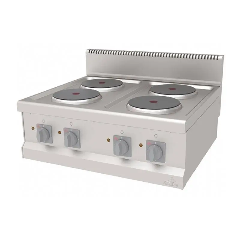 Atalay AEO-870 700 Seri Set Üstü 4 Gözlü Ocak, Paslanmaz Çelik, Elektrikli - 1
