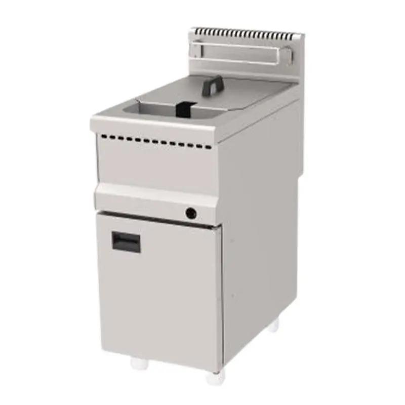 Atalay AGF-470 700 Seri Tek Hazneli Dolaplı Fritöz, 22 Lt, Paslanmaz Çelik, LPG'li - 1