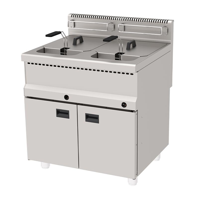 Atalay AGF-870 700 Seri Tek Hazneli Dolaplı Fritöz, 2x22 Lt, LPG'li - Atalay