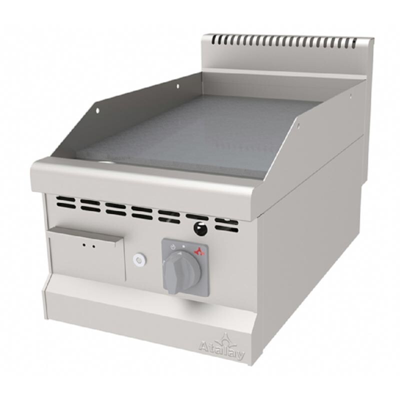 Atalay AGI-470-N 700 Seri Nervürlü Izgara, Paslanmaz Çelik, 40x70 cm, Doğalgazlı - Atalay