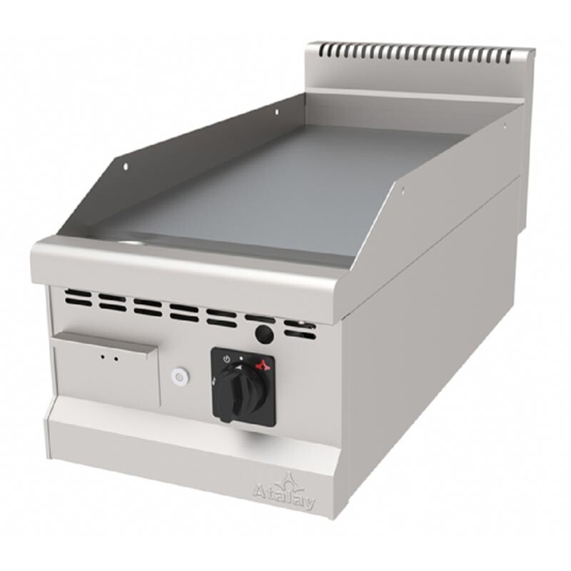 Atalay AGI-490-S 900 Seri Setüstü Düz Pleyt Izgara, Paslanmaz Çelik, 40x90 cm, Doğalgazlı - Atalay