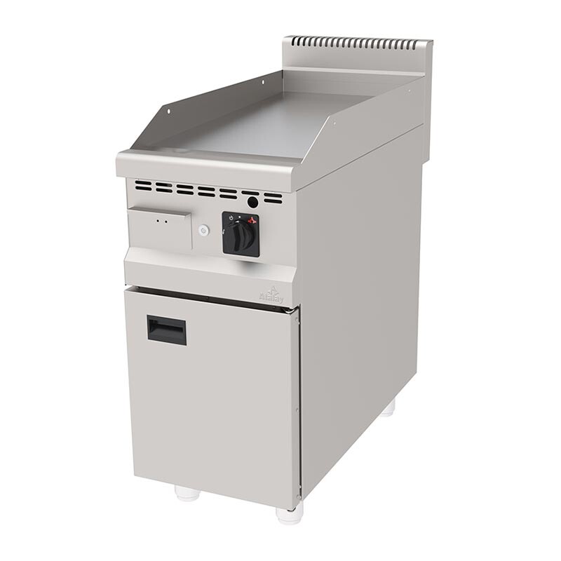 Atalay AGI-490CR 900 Seri Düz Pleyt Izgara, Paslanmaz Çelik, 40x90 cm, Krom Yüzeyli, LPG'li - Atalay