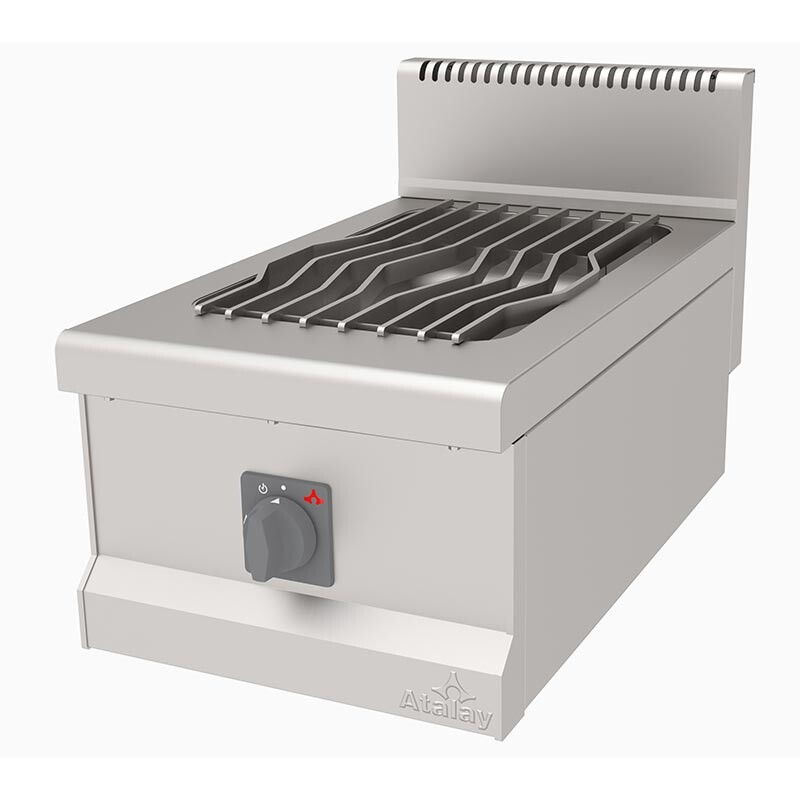 Atalay AGO-470-Y 700 Seri Set Üstü 1 Brülörlü Yanyana Ocak, Paslanmaz Çelik, Doğalgazlı - Atalay