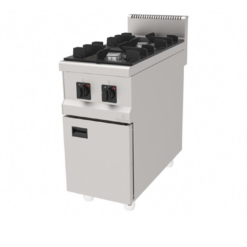 Atalay AGO-490 900 Seri Dolaplı 2 Gözlü Ocak, Paslanmaz Çelik, Doğalgazlı - Atalay