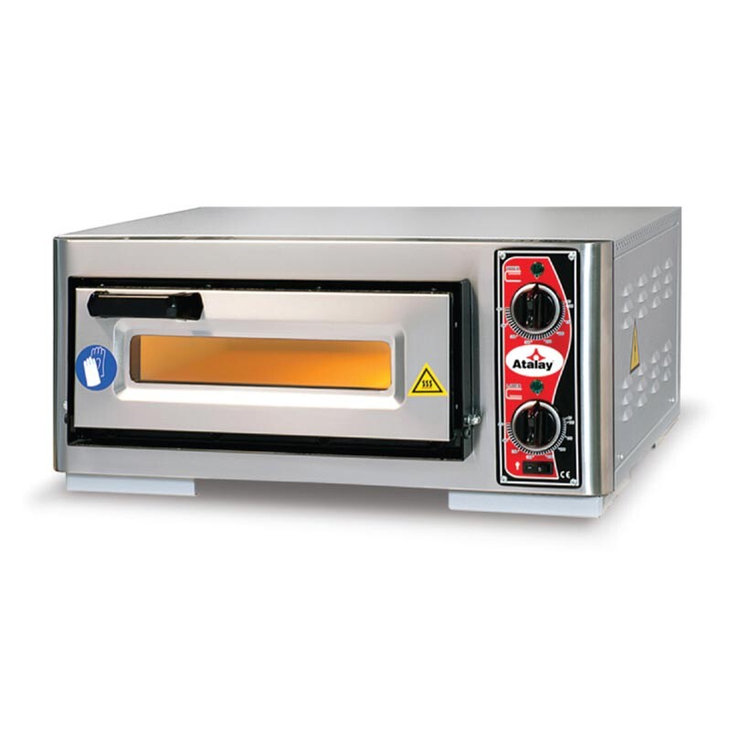 Atalay APF-40-1 (20x20 cm) 2 Pizza Kapasiteli Tek Katlı Pizza Fırını, Elektrikli - 1