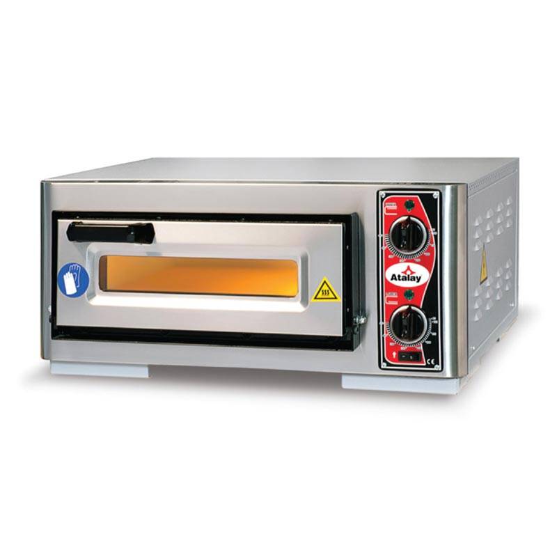 Atalay APF-40-1 (20x20 cm) 2 Pizza Kapasiteli Tek Katlı Pizza Fırını, Elektrikli - 1