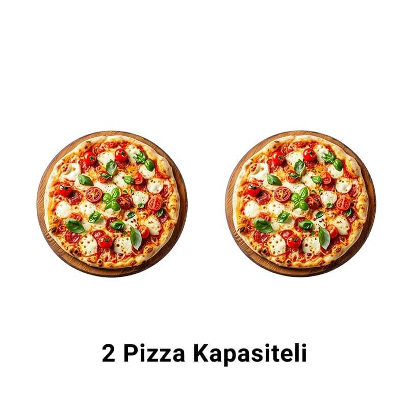 Atalay APF-40-1 (20x20 cm) 2 Pizza Kapasiteli Tek Katlı Pizza Fırını, Elektrikli - Atalay (1)