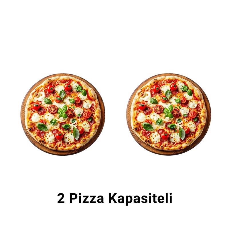 Atalay APF-40-1 (20x20 cm) 2 Pizza Kapasiteli Tek Katlı Pizza Fırını, Elektrikli - 2