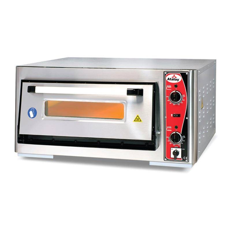 Atalay APF-62-1 30 cm x 4 Pizza Kapasiteli Pizza Fırını, Elektrikli - 1