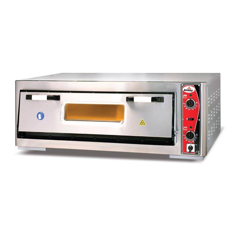 Atalay APF-962-1 30 cm x 6 Adet Pizza Kapasiteli Pizza Fırını, Tek Katlı, Elektrikli - 1
