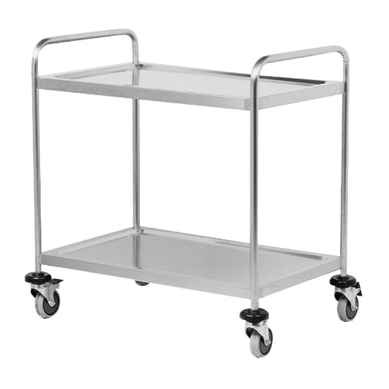 Atalay ASA-860-2 Servis Arabası, Paslanmaz Çelik, 2 Katlı - Atalay