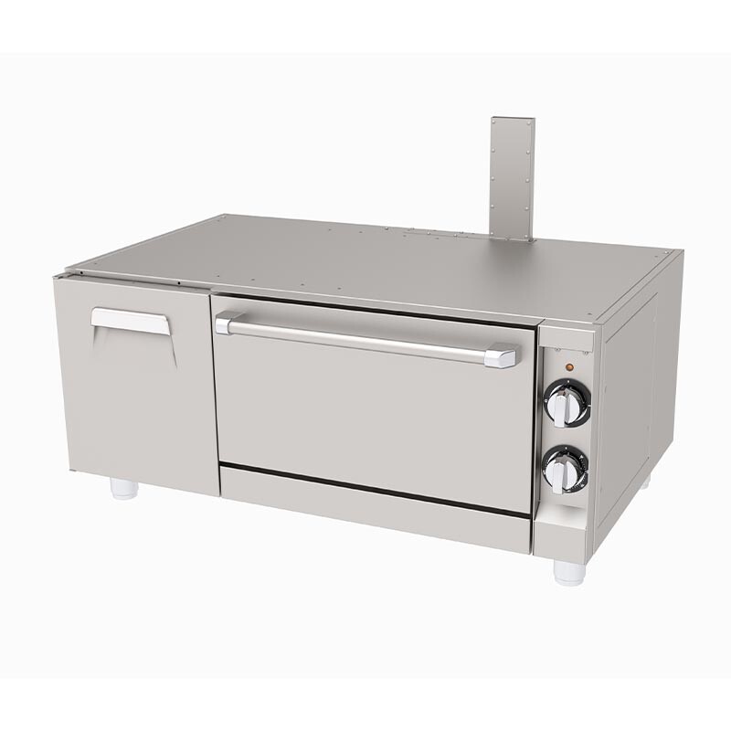 Atalay ASFE-1273-ST-D 730 Seri Statik Boyalı Set Altı Fırın, Paslanmaz Çelik, 65x93 cm, Dolaplı, Elektrikli - Atalay