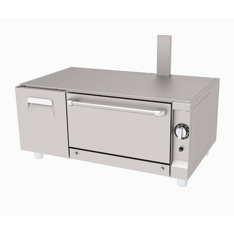 Atalay ASFG-1273D 730 Seri Statik Boyalı Dolaplı Set Altı Fırın, Paslanmaz Çelik, GN 2/1, Doğalgazlı - 1
